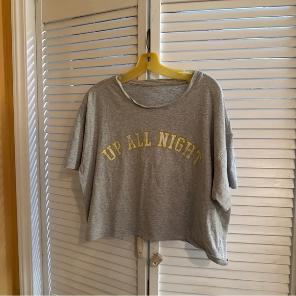 Aerie Heather Gray Tee - Picture 1 of 10